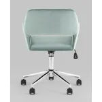Кресло офисное ROSS велюр серо-зеленый Stool Group УТ000039077 от ImperiumLoft