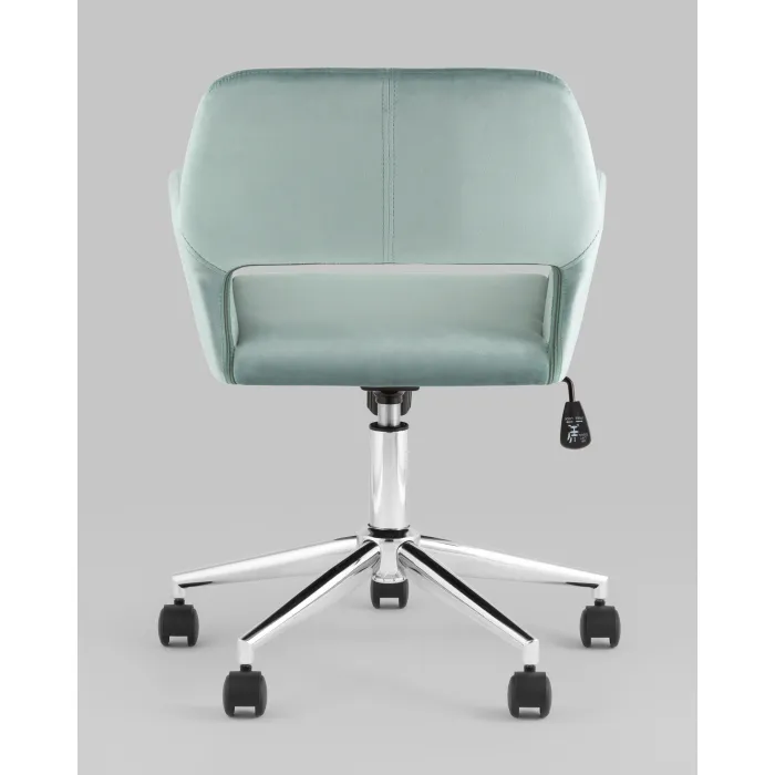 Кресло офисное ROSS велюр серо-зеленый Stool Group УТ000039077 от ImperiumLoft