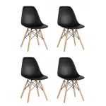 Стул Eames Style DSW черный x4 (разборный каркас) Stool Group УТ000037613