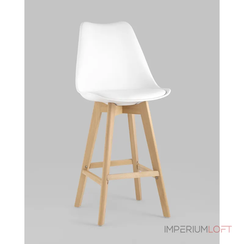 Стул барный FRANKFURT белый 4 шт Stool Group УТ000038332