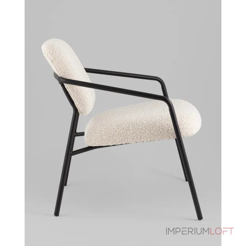 Кресло лаунж Rooney белый Stool Group УТ000039354 Кресло лаунж Rooney белый Stool Group УТ000039354