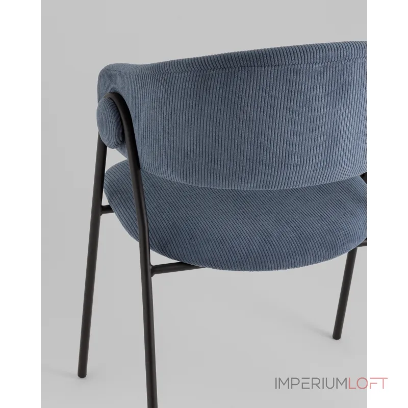 Стул Колин NEW вельвет пыльно-синий Stool Group УТ000038996