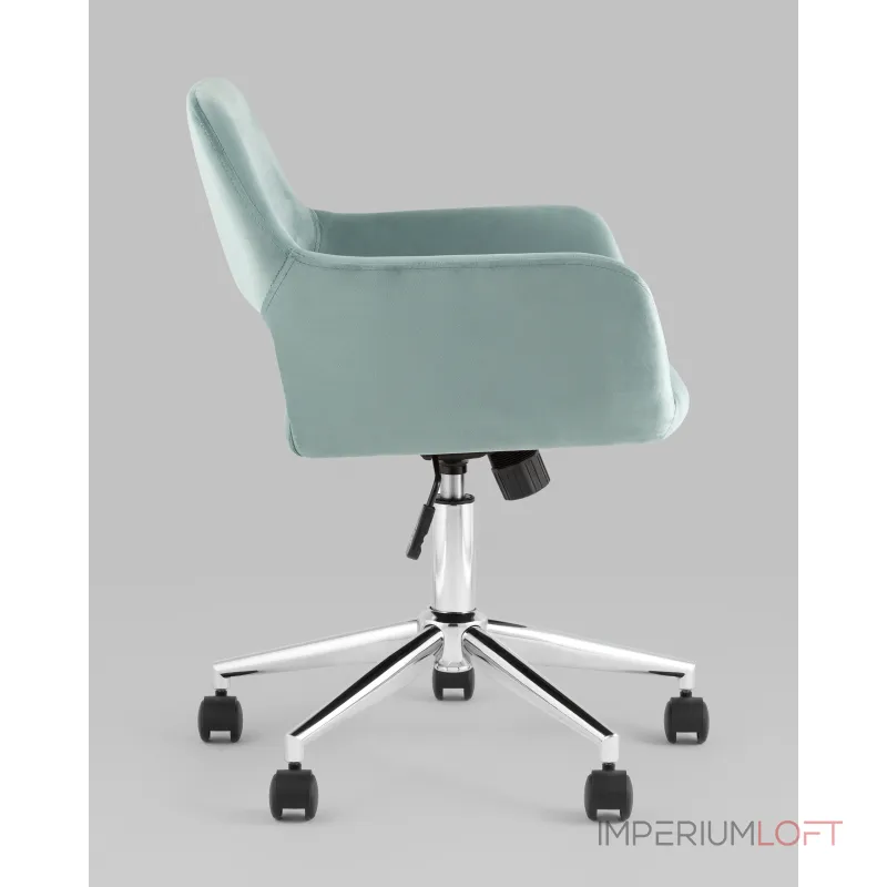 Кресло офисное ROSS велюр серо-зеленый Stool Group УТ000039077 Кресло офисное ROSS велюр серо-зеленый Stool Group УТ000039077