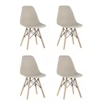 Стул Eames Style DSW бежевый x4 (разборный каркас) Stool Group УТ000037158