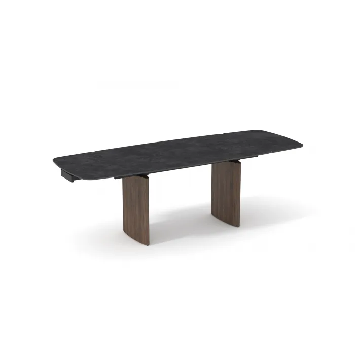 Стол обеденный Астарта раскладной 160-240х90 см керамика темная Stool Group УТ000040571 от ImperiumLoft