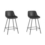 Стул полубарный TEXAS, экокожа, серый 2 шт Stool Group УТ000038469 от ImperiumLoft