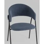 Стул Колин NEW вельвет пыльно-синий Stool Group УТ000038996 от ImperiumLoft