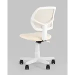 Кресло компьютерное детское ЛОЛО бежевый пластик белый Stool Group УТ000039090