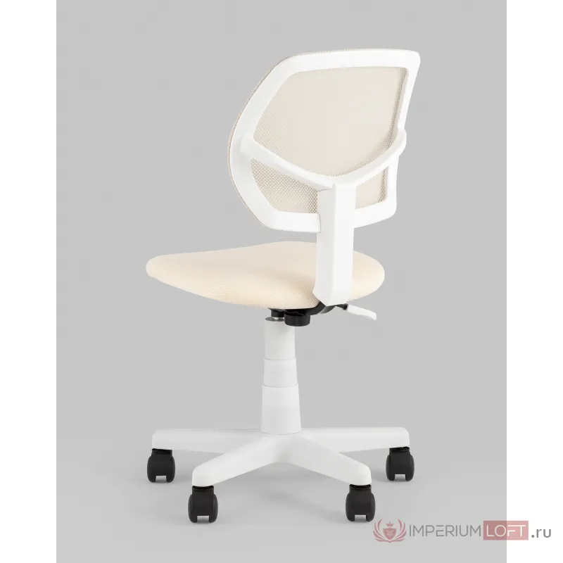 Кресло компьютерное детское ЛОЛО бежевый пластик белый Stool Group УТ000039090 от ImperiumLoft