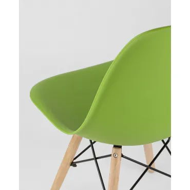 Стул Eames Style DSW зеленый x4 (разборный каркас) Stool Group УТ000037605 от ImperiumLoft