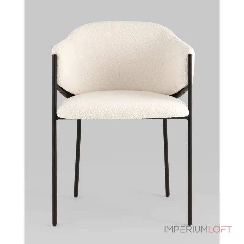 Стул Brace букле белый Stool Group УТ000039131 Стул Brace букле белый Stool Group УТ000039131