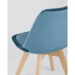 Стул FRANKFURT велюр синий 4 шт. Stool Group УТ000036622