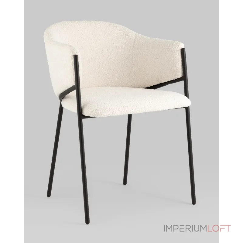 Стул Brace букле белый Stool Group УТ000039131 Стул Brace букле белый Stool Group УТ000039131