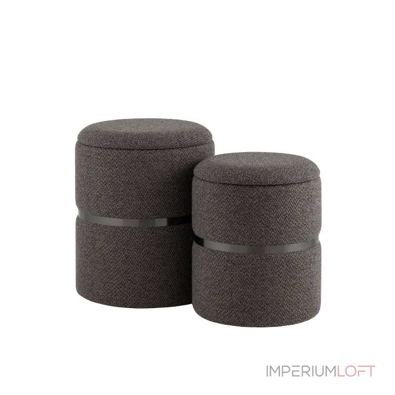 Комплект пуфов с ящиком (2 шт) Stool Group Гвейн УТ000042593