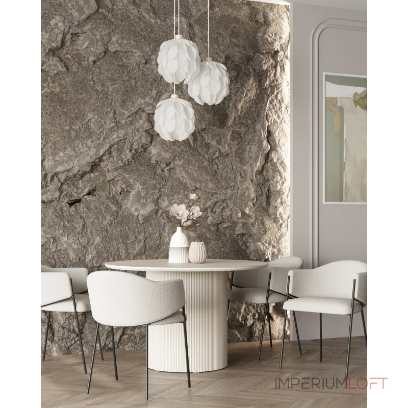 Стул Brace букле белый Stool Group УТ000039131 Стул Brace букле белый Stool Group УТ000039131