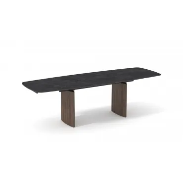 Стол обеденный Астарта раскладной 180-260х90 см керамика темная Stool Group УТ000040572