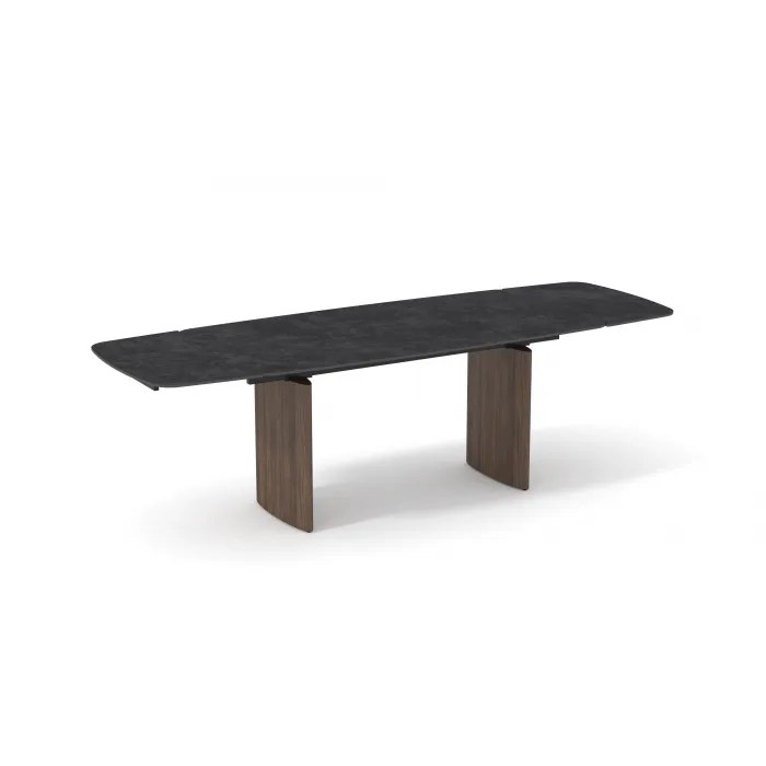 Стол обеденный Астарта раскладной 180-260х90 см керамика темная Stool Group УТ000040572 от ImperiumLoft