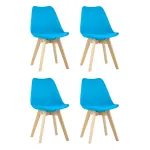 Стул FRANKFURT бирюзовый 4 шт. Stool Group УТ000036618 от ImperiumLoft