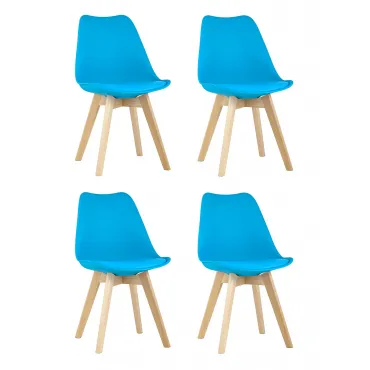 Стул FRANKFURT бирюзовый 4 шт. Stool Group УТ000036618
