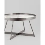 Журнальный столик Гера 80*80 см сталь тёмный хром Stool Group УТ000039405