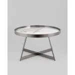 Журнальный столик Гера 80*80 см сталь тёмный хром Stool Group УТ000039405