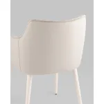 Стул обеденный Feston слоновая кость букле с экокожей Stool Group УТ000039028 от ImperiumLoft