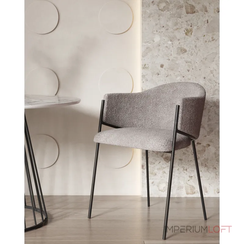 Стул Brace букле серый Stool Group УТ000039132 Стул Brace букле серый Stool Group УТ000039132