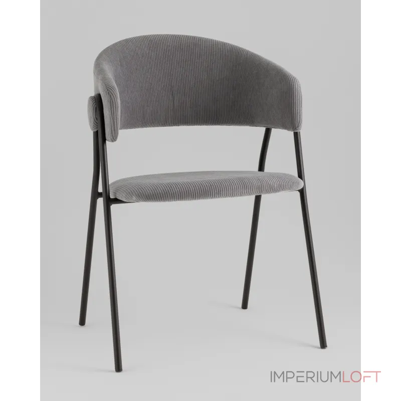 Стул Колин NEW вельвет серый Stool Group УТ000038997 Стул Колин NEW вельвет серый Stool Group УТ000038997