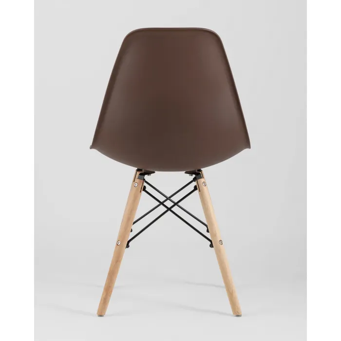 Стул Eames Style DSW коричневый (разборный каркас) Stool Group УТ000037592 от ImperiumLoft