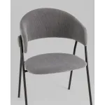 Стул Колин NEW вельвет серый Stool Group УТ000038997 от ImperiumLoft