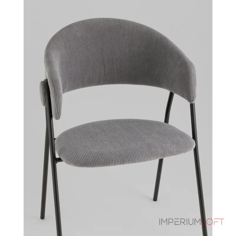 Стул Колин NEW вельвет серый Stool Group УТ000038997 Стул Колин NEW вельвет серый Stool Group УТ000038997