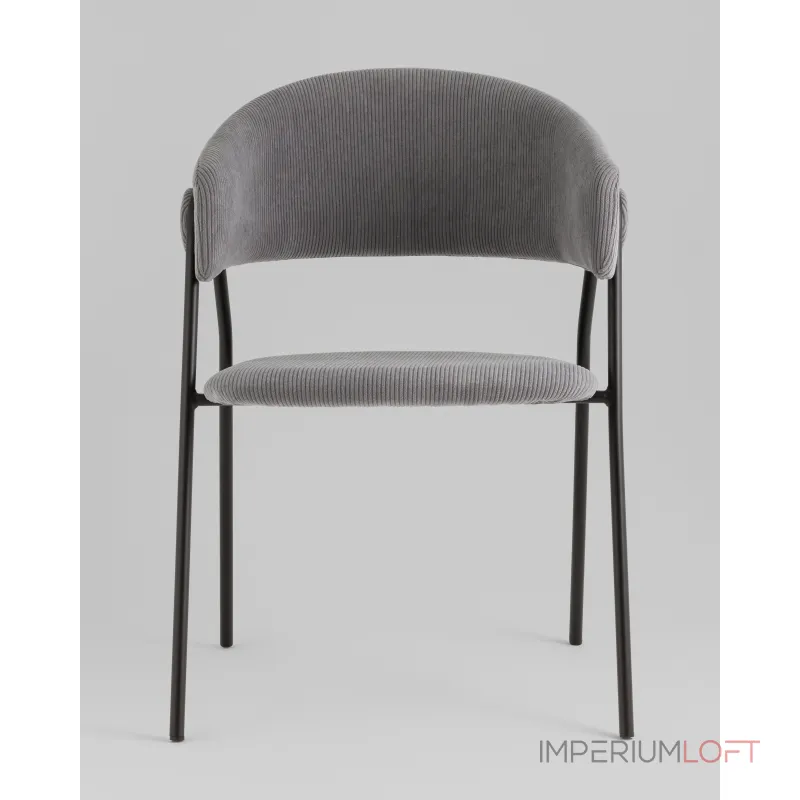 Стул Колин NEW вельвет серый Stool Group УТ000038997 Стул Колин NEW вельвет серый Stool Group УТ000038997
