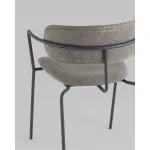 Стул Дженни букле темно-серый каркас антрацитово-серый муар Stool Group УТ000039184 от ImperiumLoft Стул Дженни букле темно-серый каркас антрацитово-серый муар Stool Group УТ000039184 от ImperiumLoft