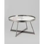 Журнальный столик Гера 80*80 см сталь тёмный хром Stool Group УТ000039405