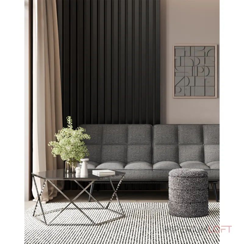 Пуф с ящиком Hive S букле черный меланж Stool Group УТ000038719 от ImperiumLoft Пуф с ящиком Hive S букле черный меланж Stool Group УТ000038719 от ImperiumLoft