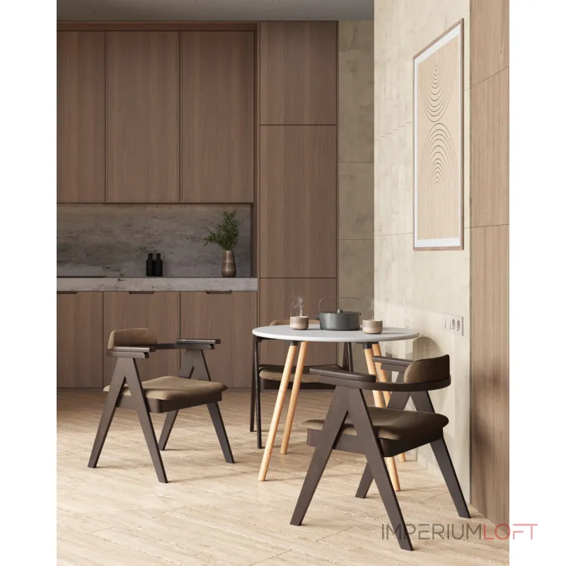 Стол Oslo Round WT New белый Stool Group УТ000038928