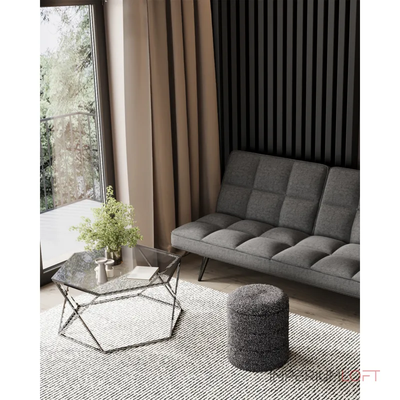 Пуф с ящиком Hive S букле черный меланж Stool Group УТ000038719 от ImperiumLoft Пуф с ящиком Hive S букле черный меланж Stool Group УТ000038719 от ImperiumLoft