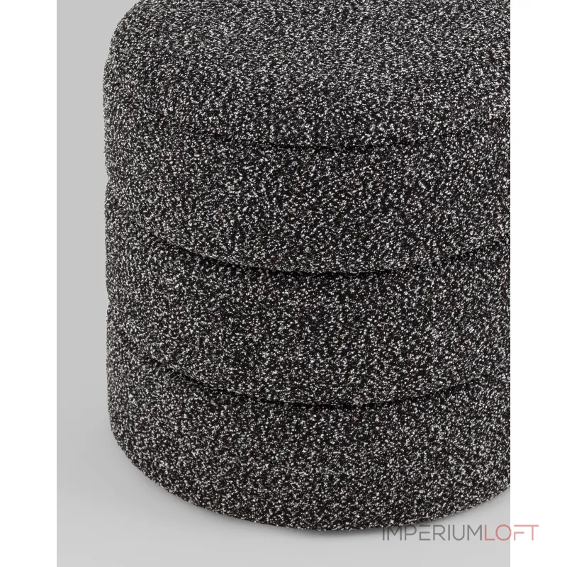 Пуф с ящиком Hive S букле черный меланж Stool Group УТ000038719 от ImperiumLoft Пуф с ящиком Hive S букле черный меланж Stool Group УТ000038719 от ImperiumLoft