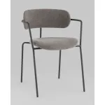 Стул Дженни букле темно-серый каркас антрацитово-серый муар Stool Group УТ000039184 от ImperiumLoft Стул Дженни букле темно-серый каркас антрацитово-серый муар Stool Group УТ000039184 от ImperiumLoft