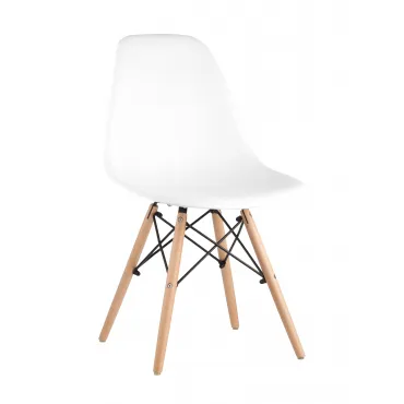 Стул Eames Style DSW белый (разборный каркас) Stool Group УТ000036423