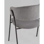 Стул Колин NEW вельвет серый Stool Group УТ000038997 от ImperiumLoft