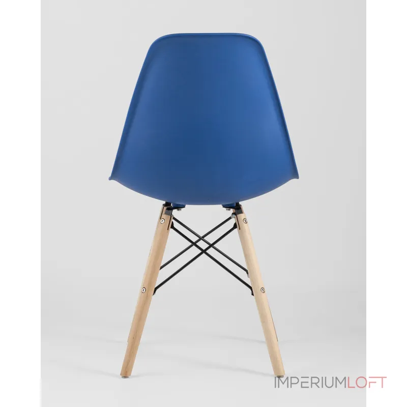 Стул Eames Style DSW синий (разборный каркас) Stool Group УТ000037596