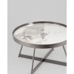 Журнальный столик Гера 80*80 см сталь тёмный хром Stool Group УТ000039405