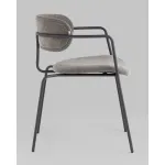 Стул Дженни букле темно-серый каркас антрацитово-серый муар Stool Group УТ000039184 от ImperiumLoft Стул Дженни букле темно-серый каркас антрацитово-серый муар Stool Group УТ000039184 от ImperiumLoft