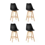 Стул барный FRANKFURT черный 4 шт Stool Group УТ000038334