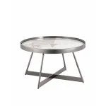 Журнальный столик Гера 80*80 см сталь тёмный хром Stool Group УТ000039405