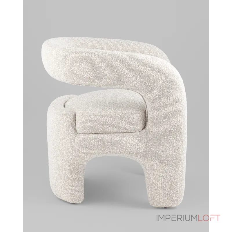 Кресло лаунж Bones жемчужный Stool Group УТ000038993 Кресло лаунж Bones жемчужный Stool Group УТ000038993