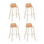 Стул барный Mist желтый 4 шт Stool Group УТ000038326 от ImperiumLoft