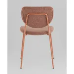 Стул обеденный Gigi коричневый букле розовые ножки Stool Group УТ000039037
