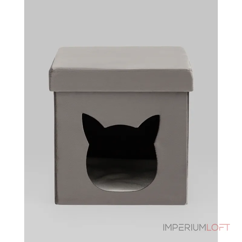 Пуф складной с ящиком Store Pet антрацитовый Stool Group УТ000038969 Пуф складной с ящиком Store Pet антрацитовый Stool Group УТ000038969
